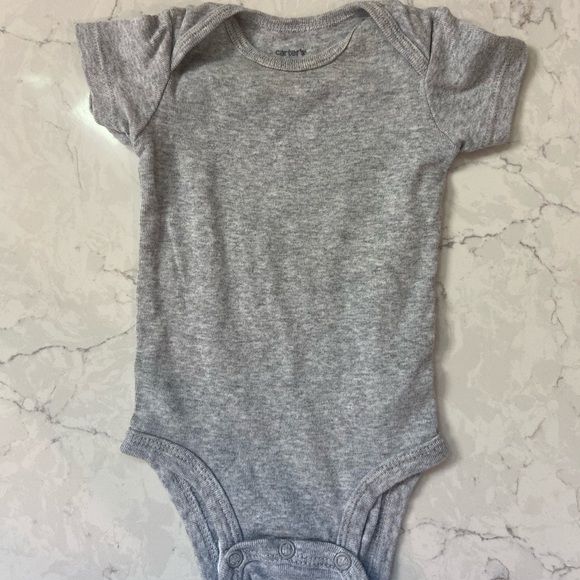 plain grey onesie